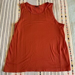 Oiselle flyout trail tank orange/pink size 12